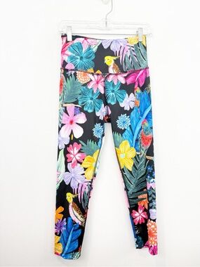 Beyond Yoga Tropical Print High Rise Leggings Size Medium